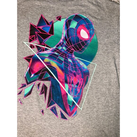 Spiderman Shirt Large 10-12 Marvel Gamerverse Superhero T-Shirt Tee - Picture 3 of 6